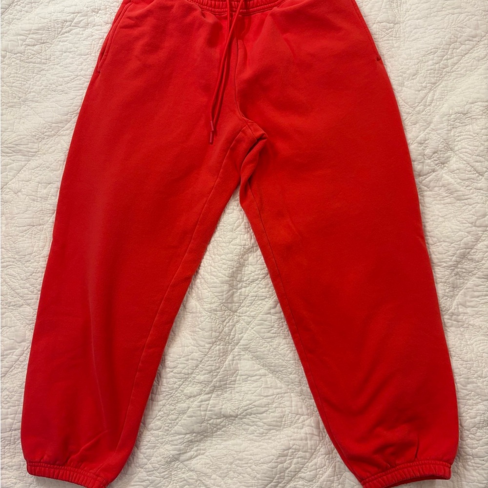Athleta Forever Fleece High Rise Jogger Medium punch